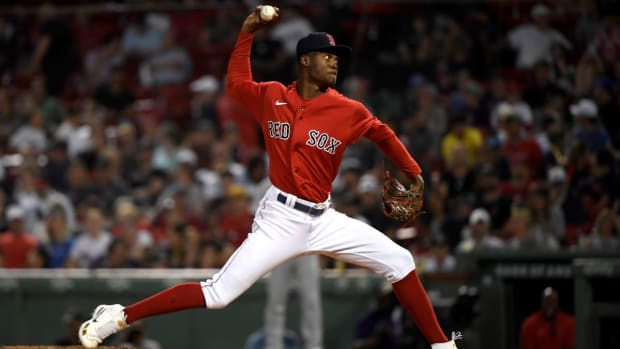 Boston Red Sox pitcher Phillips Valdez